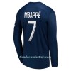 Camiseta de fútbol Manga Larga Paris Saint-Germain Mbappé 7 Primera Equipación 2022-23 - Hombre